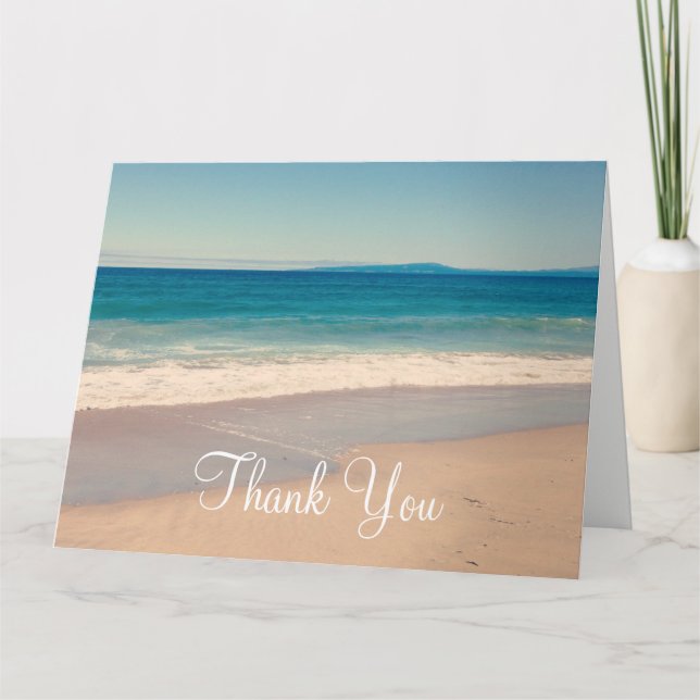 Create Your Own Big Photo Thank You Card (Front)
