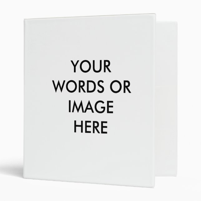CREATE YOUR OWN BINDER TEMPLATE (White) (Front/Inside)