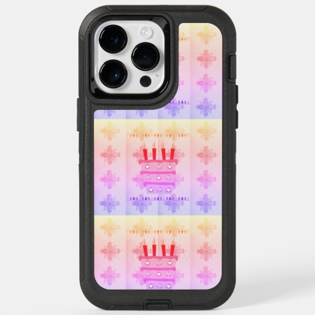 Create Your Own Birthday Fun  Otterbox iPhone Case (Back)