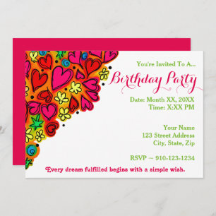 Create Your Own Birthday Party Invitation