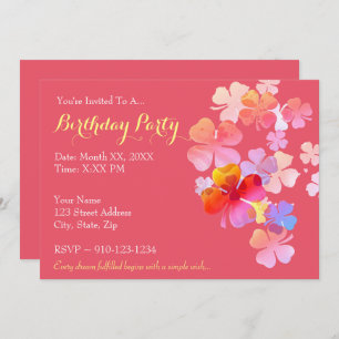 Create Your Own Birthday Party Invitation
