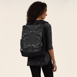 Create Your Own Black Amazing Background Backpack