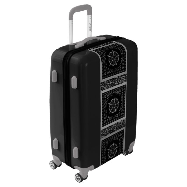 Create Your Own Black and Gray Travelling in style Luggage (Rotated Left)