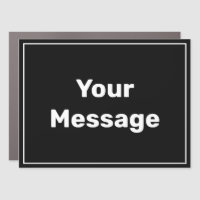 Create Your Own Black and White Text Template