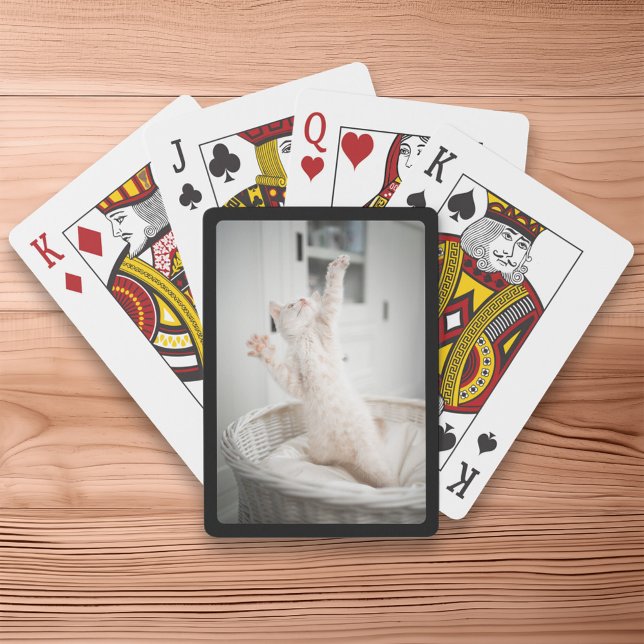 Create Your Own Black Border Photo Poker Cards (Create Your Own Black Border Photo Poker Cards)