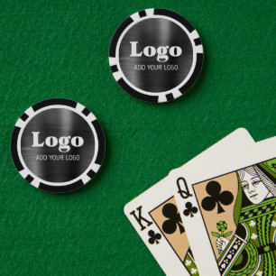 Create Your Own Black Business Logo Casino Poker Chips