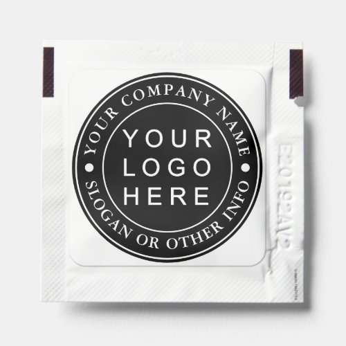 Create Your Own Black Business Logo Hand Sanitizer Packet