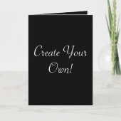 Create Your Own Black Card | Zazzle