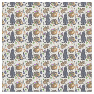 Create Your Own Black Cat Tarot Magic Fabric