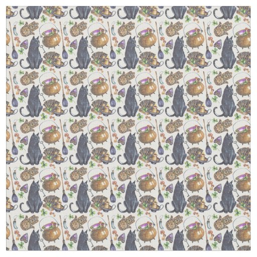 Create Your Own Black Cat Tarot Magic Fabric