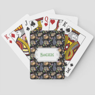 Create Your Own Black Cat Tarot Magic Poker Cards
