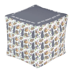 Create Your Own Black Cat Tarot Magic Pouf
