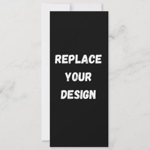Create Your Own Black Custom Design Advice Card