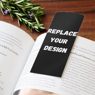  Create Your Own Black Custom Design Bookmarks