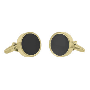 Create Your Own Black Custom Design Cufflinks