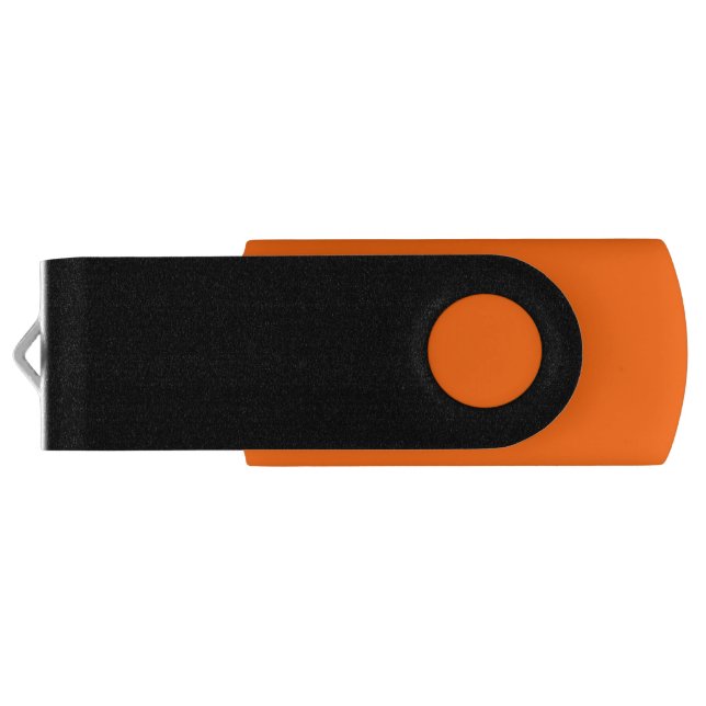 Create Your Own Black Custom Design Flash Drive (Back)