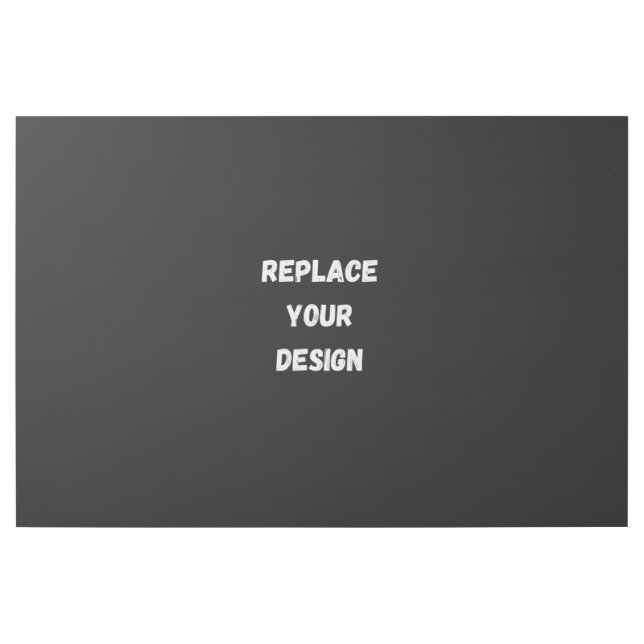  Create Your Own Black Custom Design  Gallery Wrap (Front)