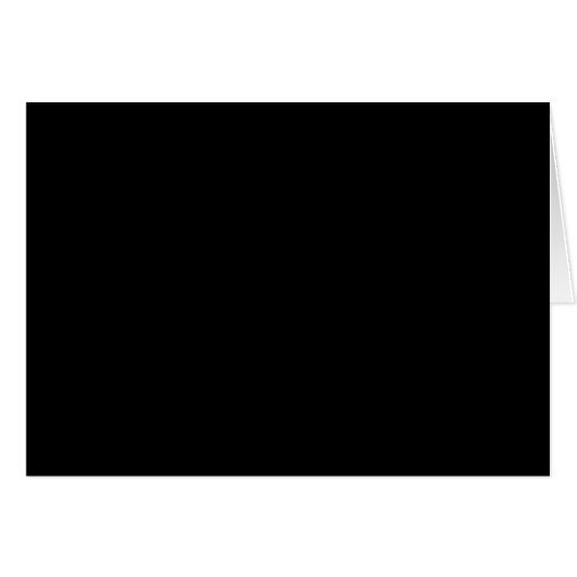 Create Your Own Black Custom Design Holiday Card (Front Horizontal)