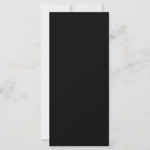 Create Your Own Black Custom Design Holiday Card