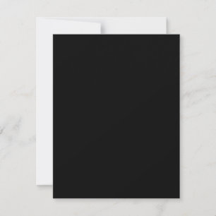 Create Your Own Black Custom Design Holiday Card