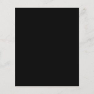 Create Your Own Black Custom Design Holiday Card Flyer