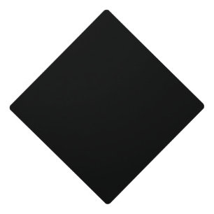 Create Your Own Black Custom Design Holiday Card Graduation Cap Topper