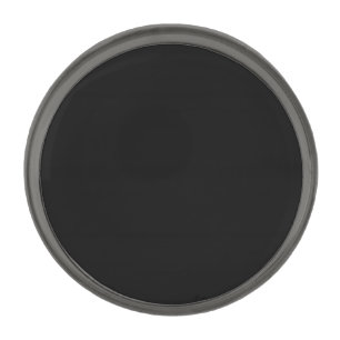 Create Your Own Black Custom Design Holiday Card Gunmetal Finish Lapel Pin