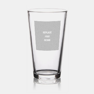 Create Your Own Black Custom Design Pint Glass