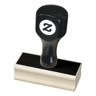 Create Your Own Black Custom Design Rubber Stamp
