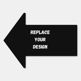 Create Your Own Black Custom Design Sign