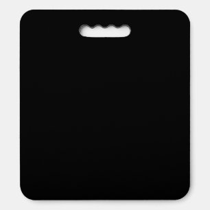 Create Your Own Black Custom Stadium Seat Cushion