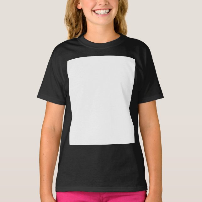 Create Your Own Black Custom T-Shirt (Front)