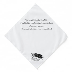 Create Your Own Black Dragon Bandana