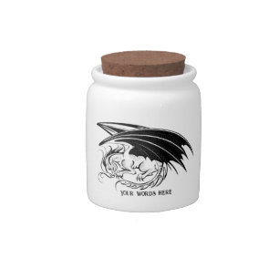 Create Your Own Black Dragon Candy Jar
