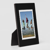 Create-Your-Own Black-Framed Photo Plaque