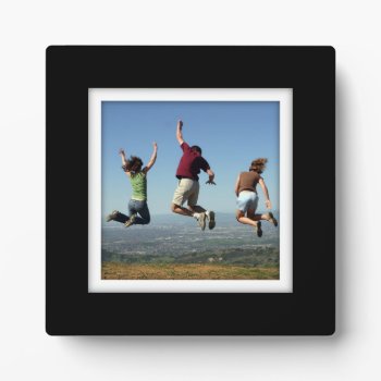 Create-your-own Black-framed Photo Plaque by StyledbySeb at Zazzle