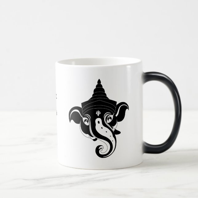 Create Your Own Black Ganesh Color Morph Mug (Right)