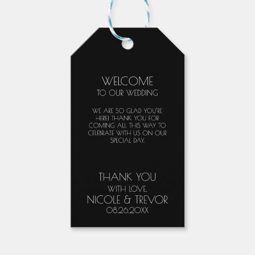 Create Your Own _ Black Gift Tags