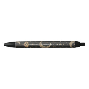 Create Your Own Black & Gold Celestial Magical Eye Pen