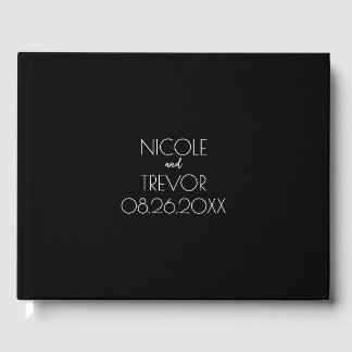 Create Your Own - Black Guest Book