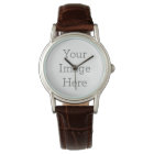 Create Your Own Black Leather Watch