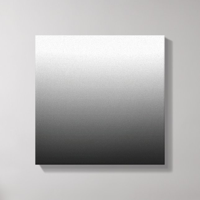 Create Your Own Black Ombre Canvas Print (Front)
