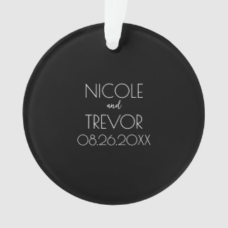 Create Your Own - Black Ornament