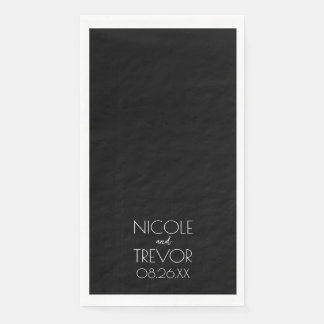 Create Your Own - Black Paper Guest Towels
