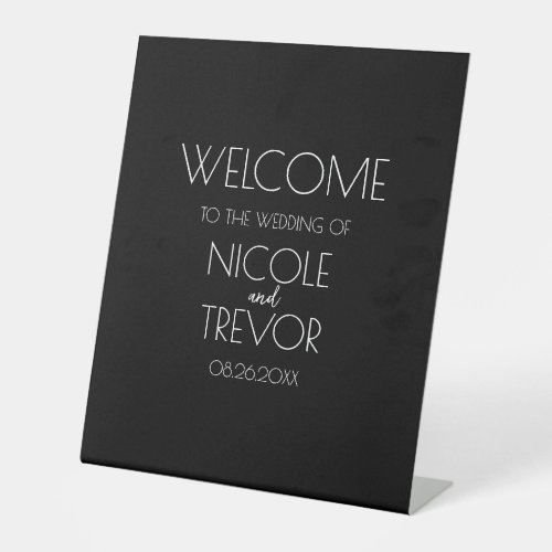 Create Your Own _ Black Pedestal Sign