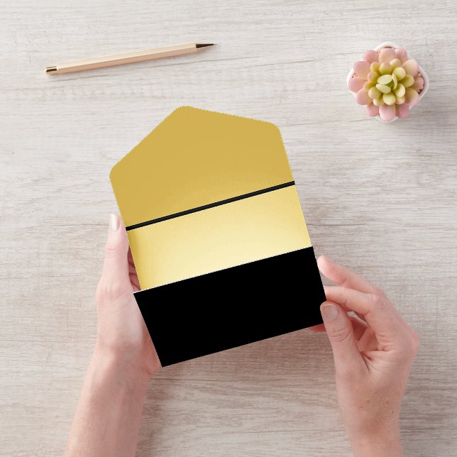 Create Your Own Black personalized Halloween All In One Invitation (Video)