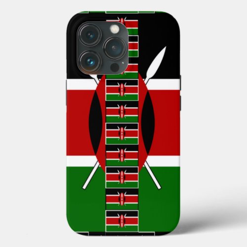 Create Your Own Black Red Green iPhone 13 Pro Case
