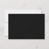 Create Your Own Black RSVP (Back)