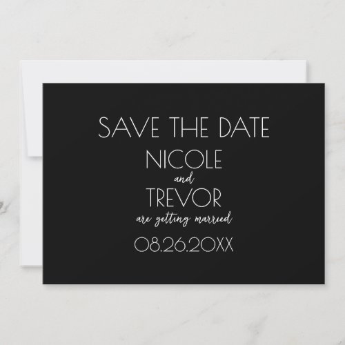 Create Your Own _ Black Save The Date