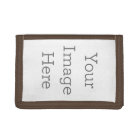 Create Your Own Black TriFold Nylon Wallet